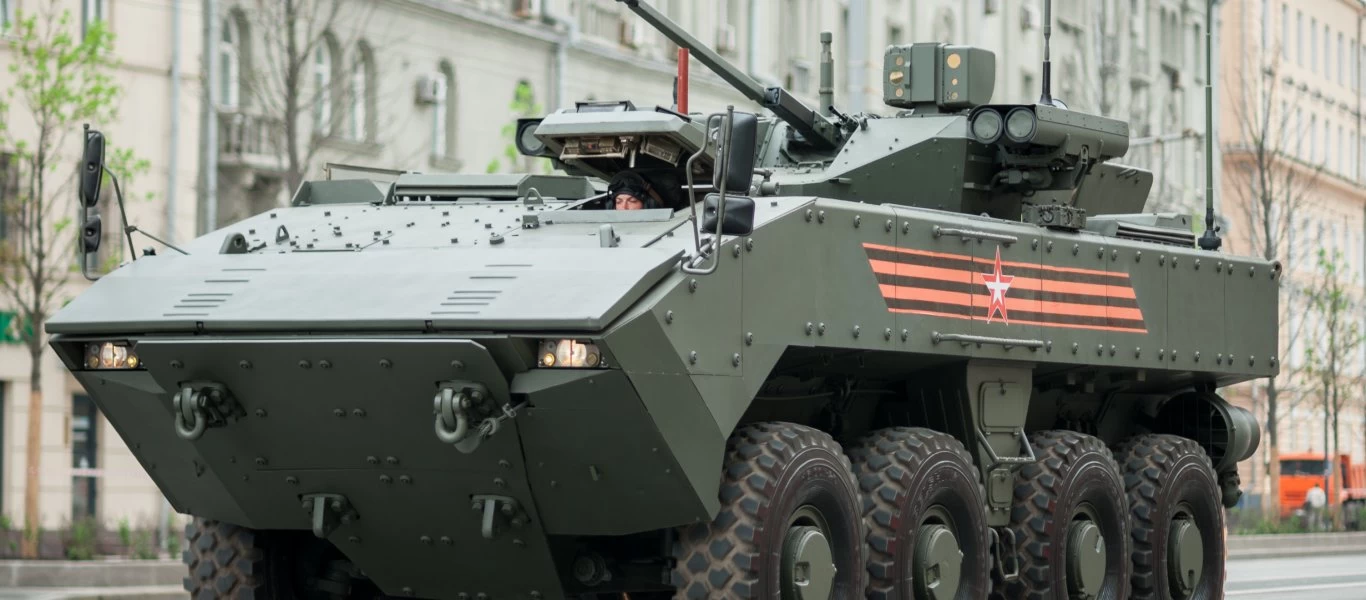 Bumerang: Το νέο τροχοφόρο όχημα μάχης του ρωσικού Στρατού (εικόνα)